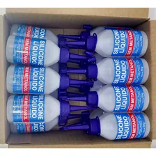 Cola Silicone Líquido 60ml Artesanato Tecido Perola 10un