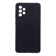 Carcasa Para Samsung A52 Silicon Protector Cámara + Hidrogel Color Negro