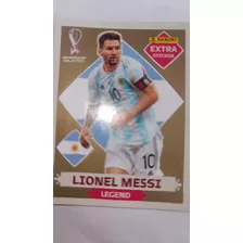 Figurita Messi Extra Oro Legend Qatar 2022
