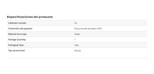 Actuador Caja Transferencia Dodge Ramcharger 1991 Foto 3