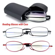 2 Peças De Óculos Presbiópicos De Leitura Dobráveis Anti-luz