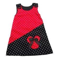 Vestido Para Niña Minnie Tipo Bata Vestido Bata Niña