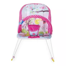 Cadeirinha De Descanso Bebe Musical Jardim Rosa Protek