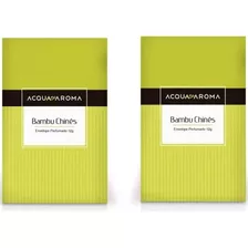 2 Envelopes Perfumados Bambu Chinês Acqua Aroma - 12g