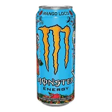 Energizante Monster Energy Mango Loco Lata 473 Ml Pack X 6