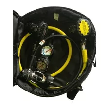 Regulador Buceo Cressi Mc5 Black Octopus Ellipse Y Consola 