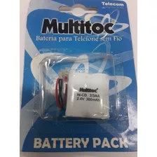 Bateria Para Telefone 2.4v 300mah Multitoc