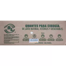 Guantes De Latex Para Ciruja No Talla 7 Con 100 Pares