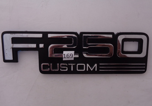  Emblema Original Ford Lateral F250 Custom (87-95) #169 Foto 8
