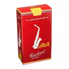 Kit C/ 10 Palheta Para Saxofone Alto Vandoren Java Red 2