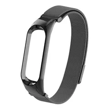 Pulseira De Metal Para Mi Band 4 Magnético - Engate Seguro