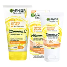 Garnier Skin Active Kit Express Aclara: Todo En 1 Tono Medio