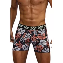 Boxer Hombre Estampado Algodón Y Lycra Xy 1348