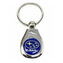 Llavero De Automocin, Subaru Logo Silver Key Tag Llavero Ll Subaru SL II