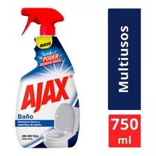 Limpiador De Baños Líquido Ajax Poder Desinfectante 750ml