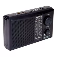 Radio Portátil Daewoo Am Fm Pilas O Ac Conector Auriculares