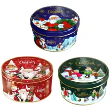3 Lata Biscoito Butter Cookies Natal Santa Edwiges 150g