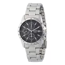 Seiko Reloj Snd367pc Negro Plata Hombre