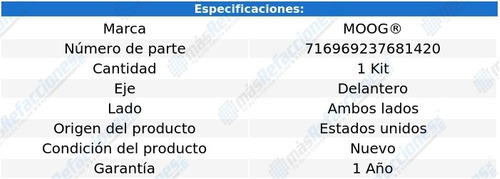 Par Resortes Delanteros Styleline Special 49 A 52 Moog Foto 2