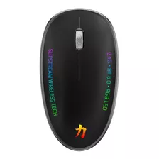 Mouse Inalambrico Pc Crown Mustang Kaneda Rgb 4 Botones Dual