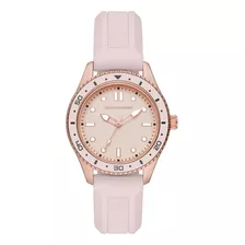 Reloj Mujer Skechers Análogo Brea Color De La Correa Rosa