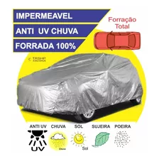 Capa Cobrir Carro Chuva 100% Forrada Etios Sedan Proteção Uv