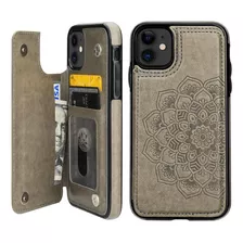 Funda Vaburs Para iPhone 11-gris