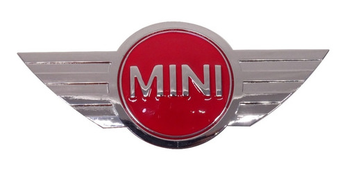Logo Emblema De Capot Mini Cooper Rojo Foto 5