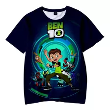 Playeras De Anime Ben 10 Ben Tennyson Manga Corta Adolescen