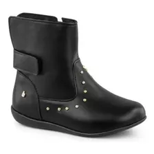 Bota Infantil Bibi Rainbow Feminina Preta - 1089063