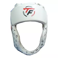 Cabezal Protector Boxeo Tf Calidad Artes Marciales Blanco