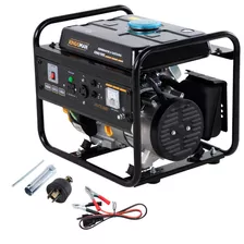 Generador De Corriente Eléctrica A Gasolina 1000 W Kingsman Motor 1 Cilindro 4 Tiempos Planta Luz Portátil Color Negro Con Amarillo Estación Energía 110v 60 Hertz Tanque De Combustible 6 L