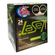 Paleta Laser 24 Piezas Mora Manzana Cereza