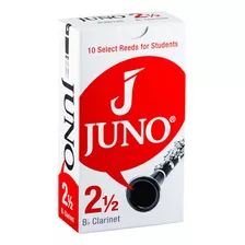 Palheta 2,5 Juno P/clarinete Sib Jcr0125 Caixa Com 10