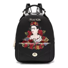 Mochila Frida Kahlo Flores Backpack Original Fl931