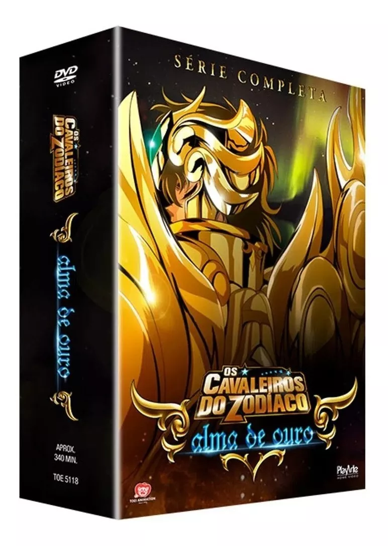 Box Dvd Os Cavaleiros Do Zodíaco : Alma De Ouro - Série