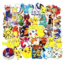 Stickers Calcomanias Pokemón Pack 27 Unidades