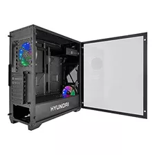 Hyundai Blaze Atx Mid Tower Gaming Computer Case Chasis Con 