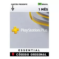 Cartão Psn Plus Essential 1 Mês Ps4 Ps5 Brasil Gift Card