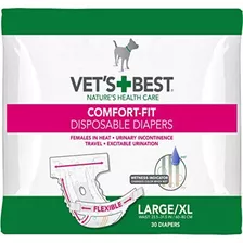 Pañales Para Perros Vets Best Comfort Fit | Pañales Desechab