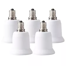 Jackyled 5-pack E12 A E26 E27 Adaptador Chandelier Light Soc