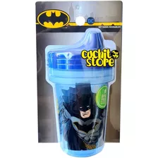 Set 3 Vasos Entrenador Batman Reutilizable Toma Jugo Niño