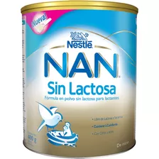 Fórmula Láctea Infantil Polvo Nan Sin Lactosa X 400 G