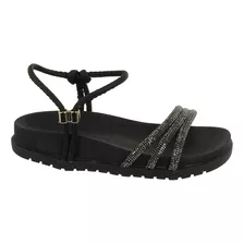 Sandália Papete Infantil Feminina Birken Strass Menina