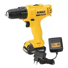 Taladro Percutor Atornillador Inalámbrico De 10mm Dewalt Dcd700lc1 12v + 1 Batería De 1.5ah + Accesorio Con Caja De Cartón 220v