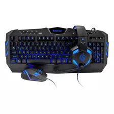 Sportsbot Ss301 Combo Gamer Teclado + Mouse + Audifonos