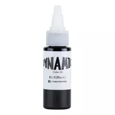 Kit Tinta Para Tatuar Dynamic Black White Negro Blanco 1 Oz 