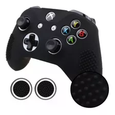 Capa De Controle Xbox One S + 2 Grips Analogico Case Silicon