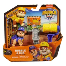 Pack Build-it Rubble Y Mix Paw Patrol Rubble & Crew