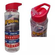 Botella Vaso Pp 750 Ml Goma Eva Spiderman Marvel Avengers